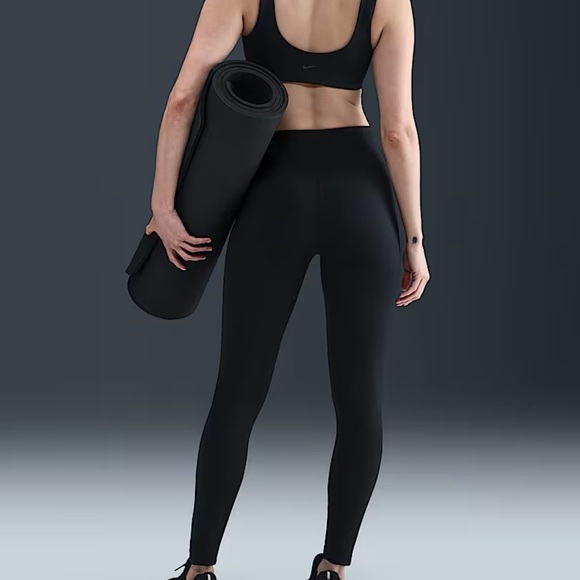 Super cute black yoga athletic leggings workout tights gym active wear bottoms - Picture 3 of 9